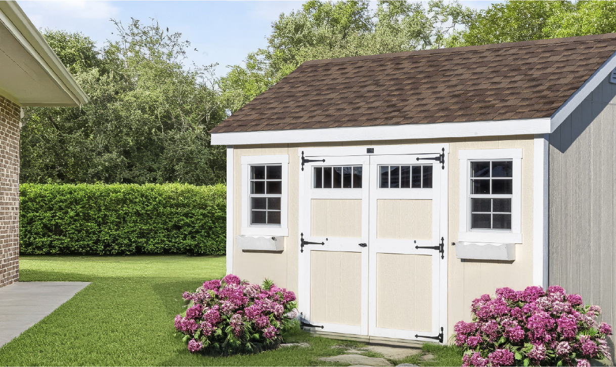 A Mast Mini-Barn Chalet in a meadow