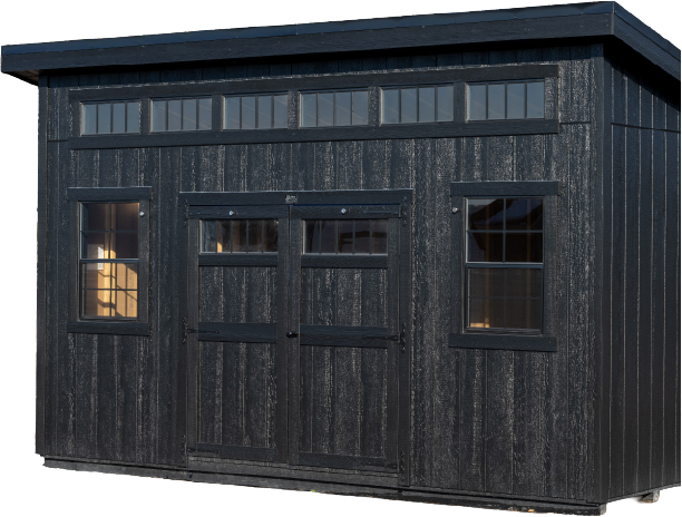 A Mast Mini-Barn Klassic Studio black with black trim