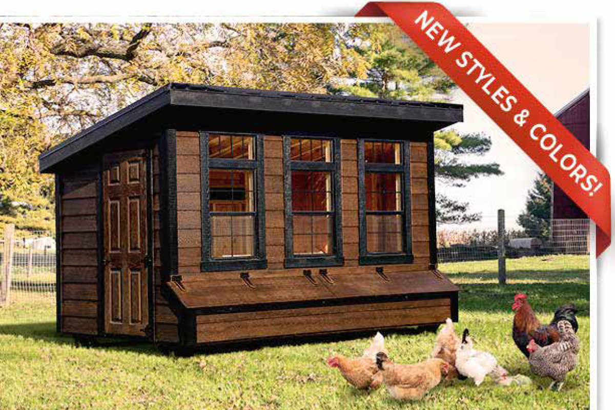 Sturdily constructed, real wood, custom made Chicken Coops