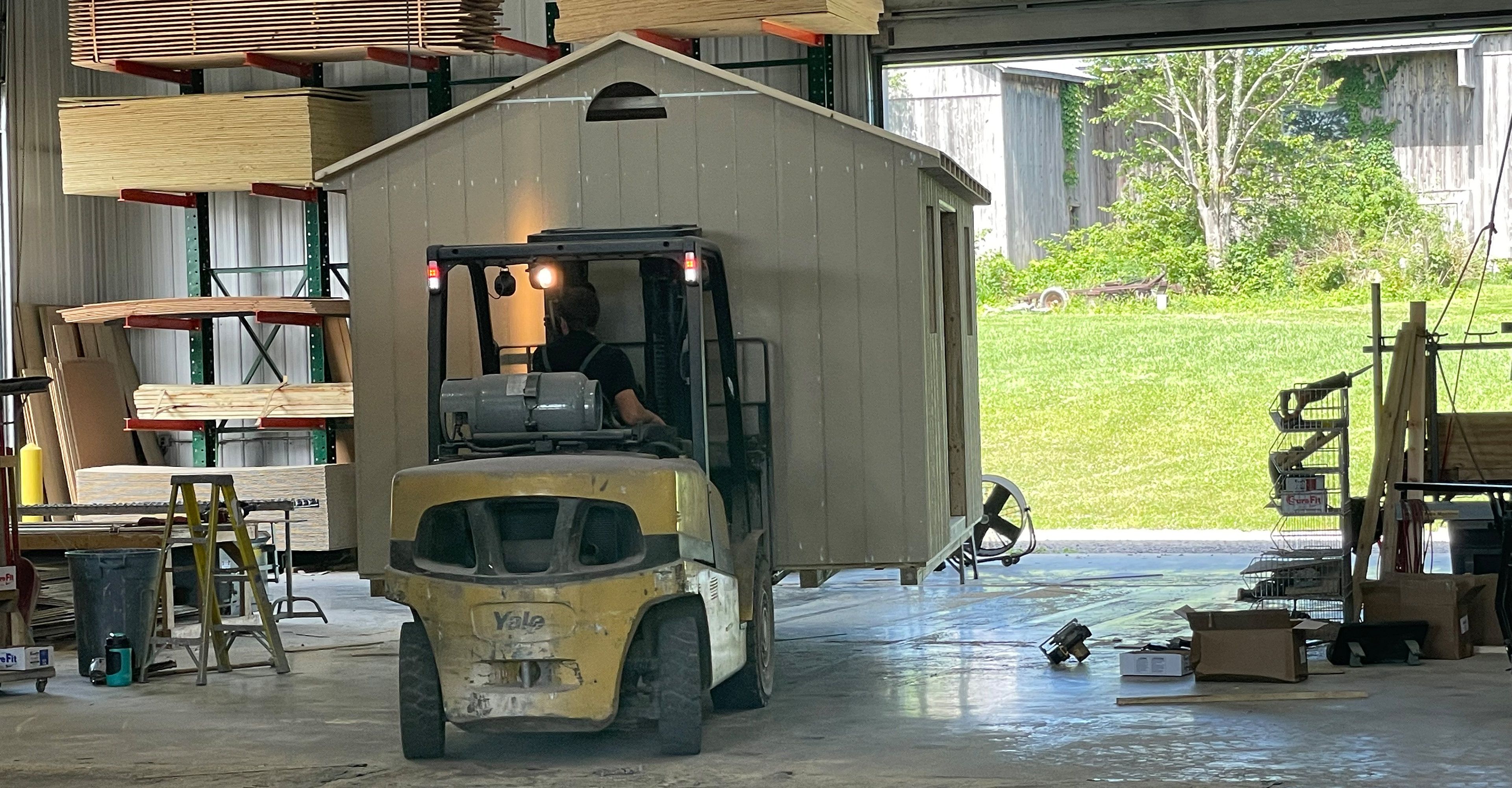 Mast Mini Barns manufacturing facility is located in Greenville Pennsylvania.