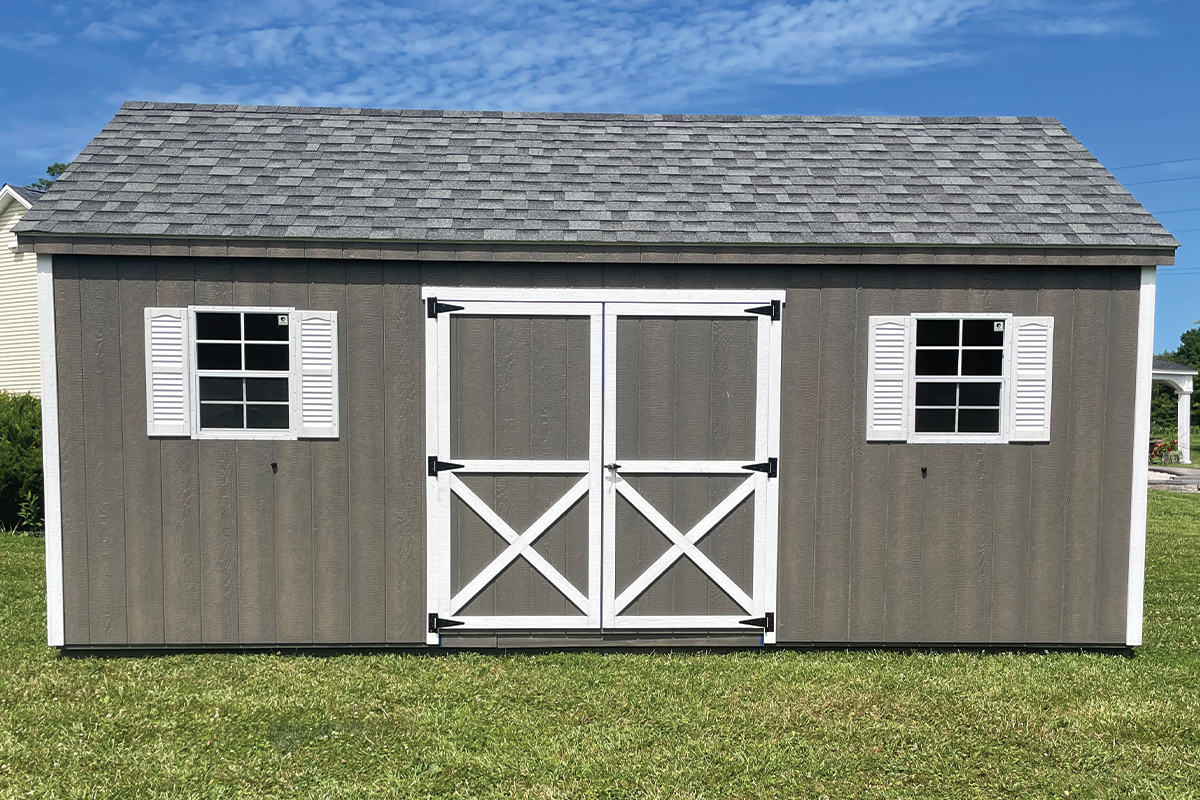 Shop Mast Mini Barns Cape Cod sheds in a variety of styles and sizes.