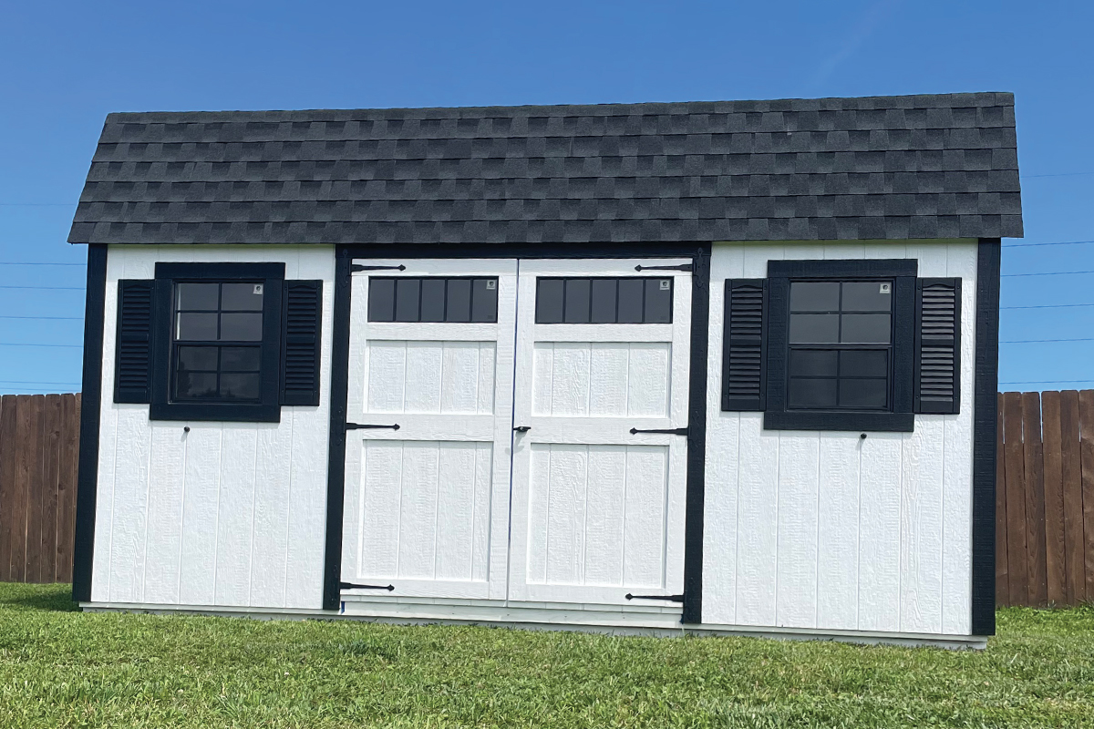 Shop Mast Mini Barns Dutch Barn sheds in a variety of styles and sizes.