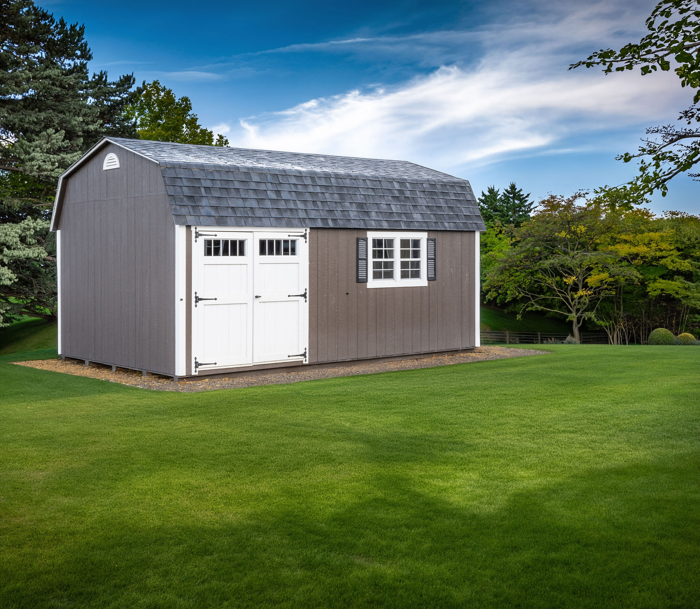 A Mast Mini Barn Dutch Barn shed